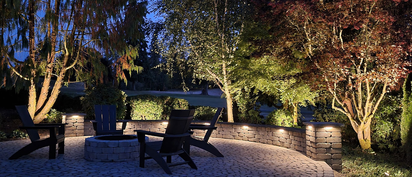 Manhattan, Illinois deck and patio lighting